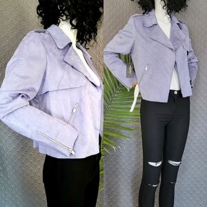 CoffeeShop Lavender Faux Suede 🧥